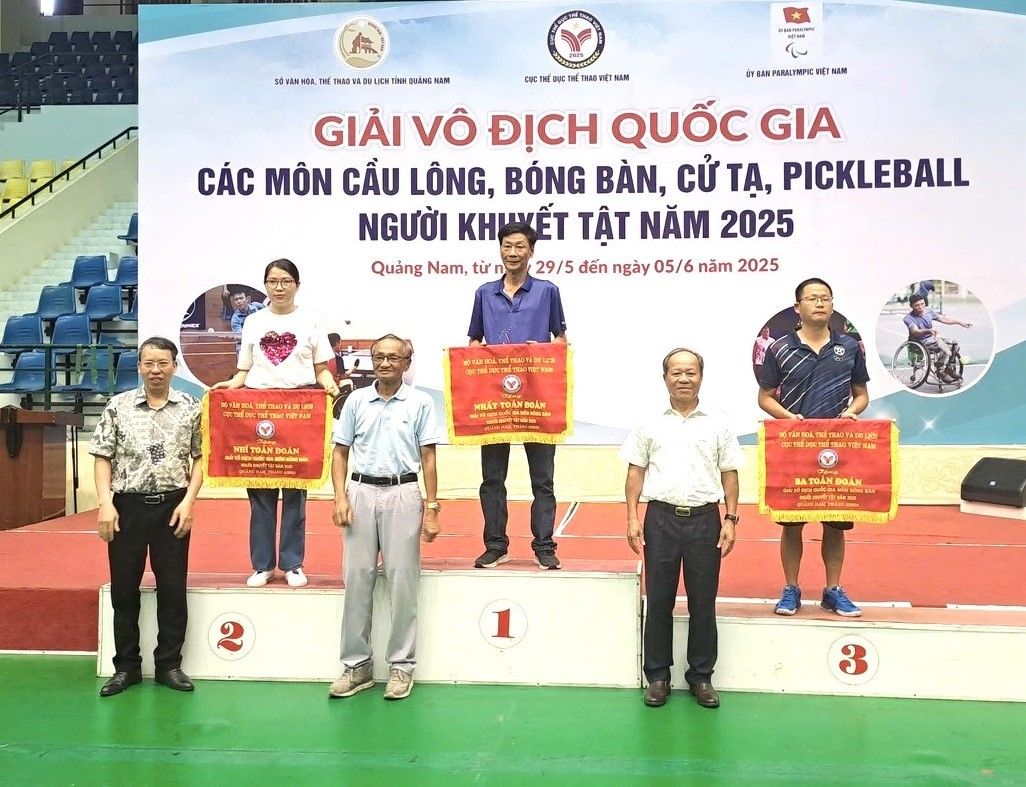 Kết thúc giải vô địch quốc gia các môn Cầu lông, Bóng bàn, Cử tạ, Pickleball người khuyết tật năm 2025: Chiến thắng của những người vượt lên chính mình