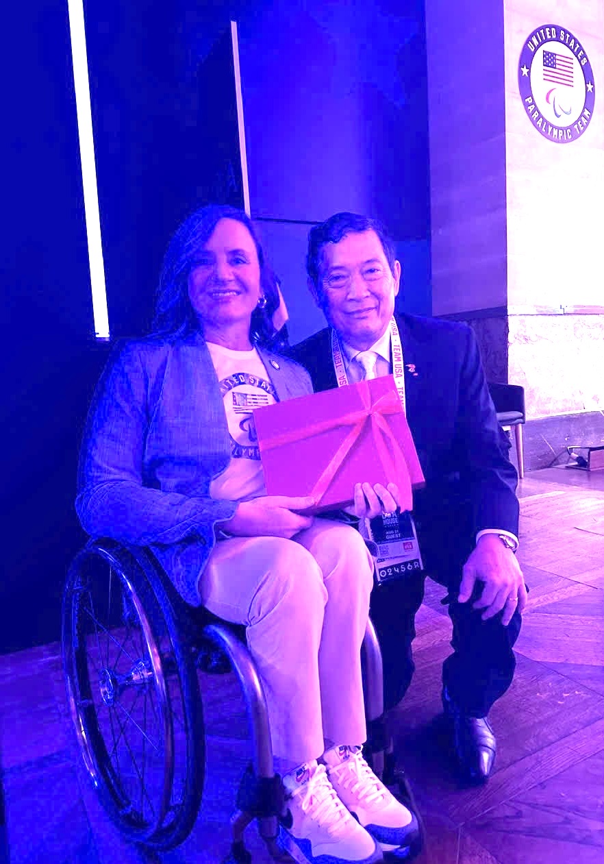 Chủ tịch Ủy ban Paralympic Việt Nam làm việc với Chủ tịch Ủy ban Olympic và Paralympic Hoa Kỳ