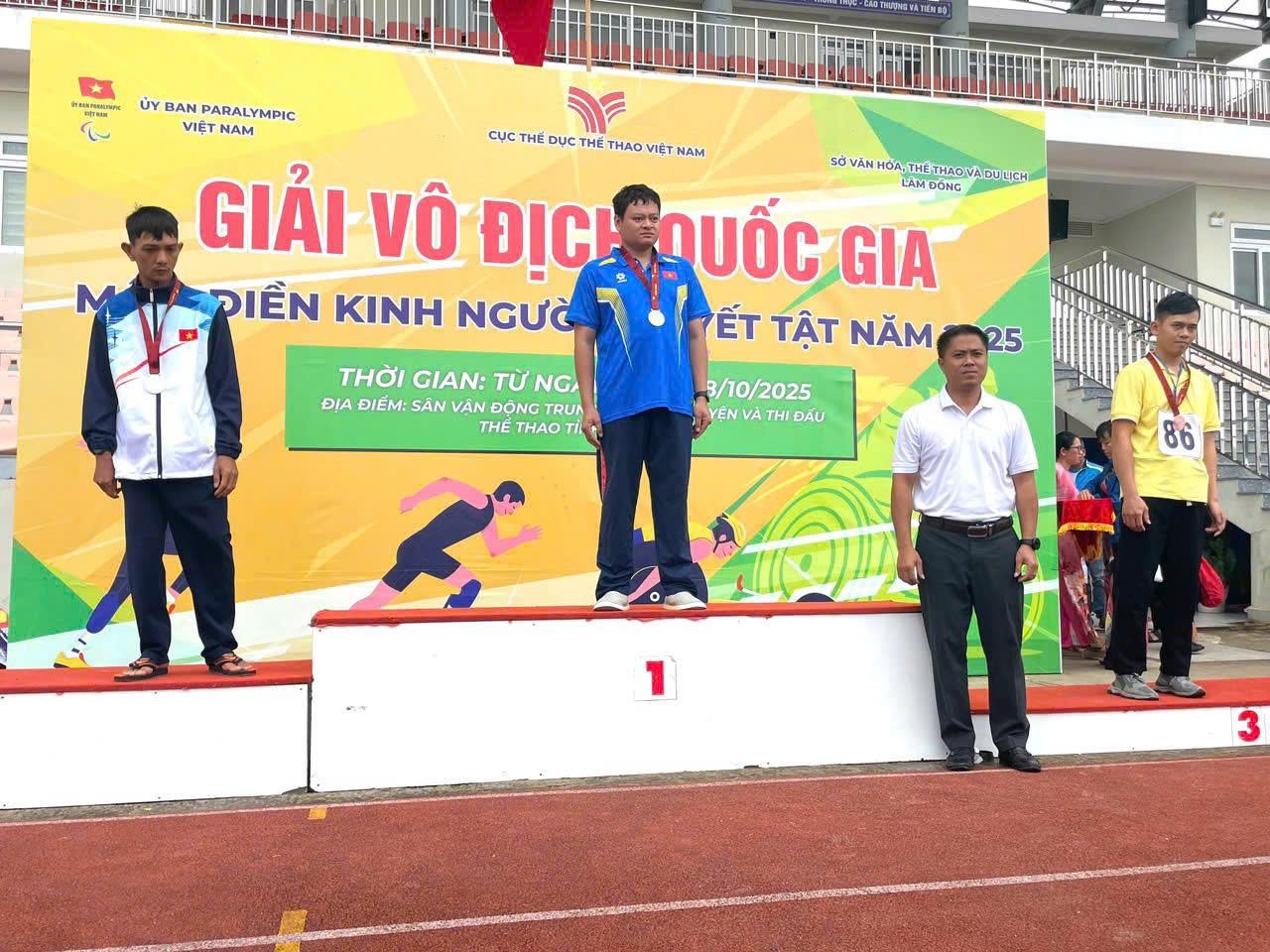 Giải vô địch quốc gia môn Điền kinh người khuyết tật năm 2025: Sôi động ngày tranh tài, lan tỏa tinh thần vượt khó