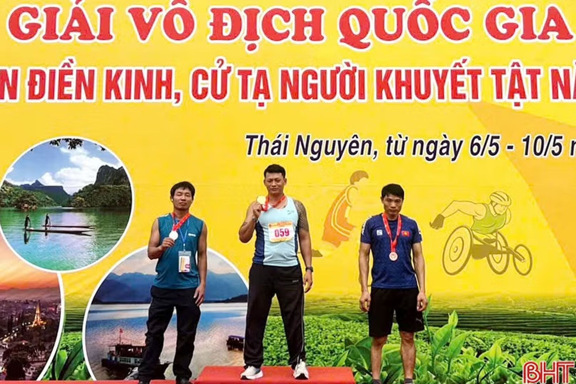 Vận động viên Hà Tĩnh giành 6 huy chương tại Giải vô địch quốc gia các môn Điền kinh, Cử tạ người khuyết tật năm 2026