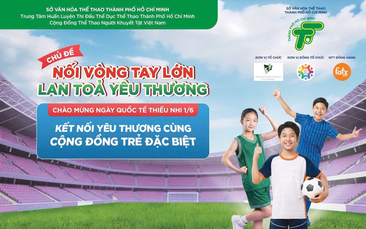 Hội thao trẻ khuyết tật đặc biệt chào mừng Ngày Quốc tế Thiếu nhi 1/6