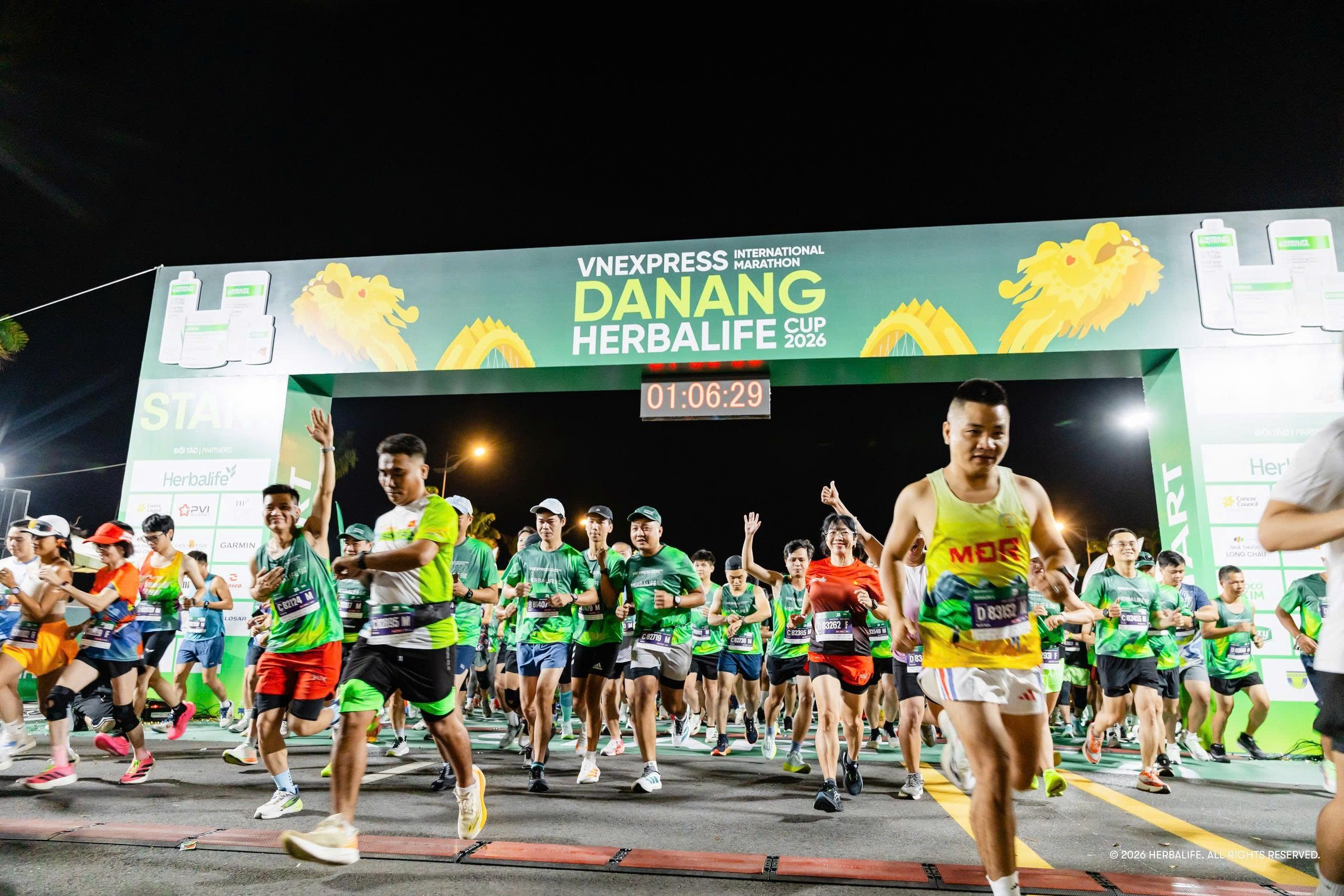 Herbalife Việt Nam khuyến khích lối sống năng động, lành mạnh tại VnExpress Đà Nẵng International Marathon Herbalife Cup 2026