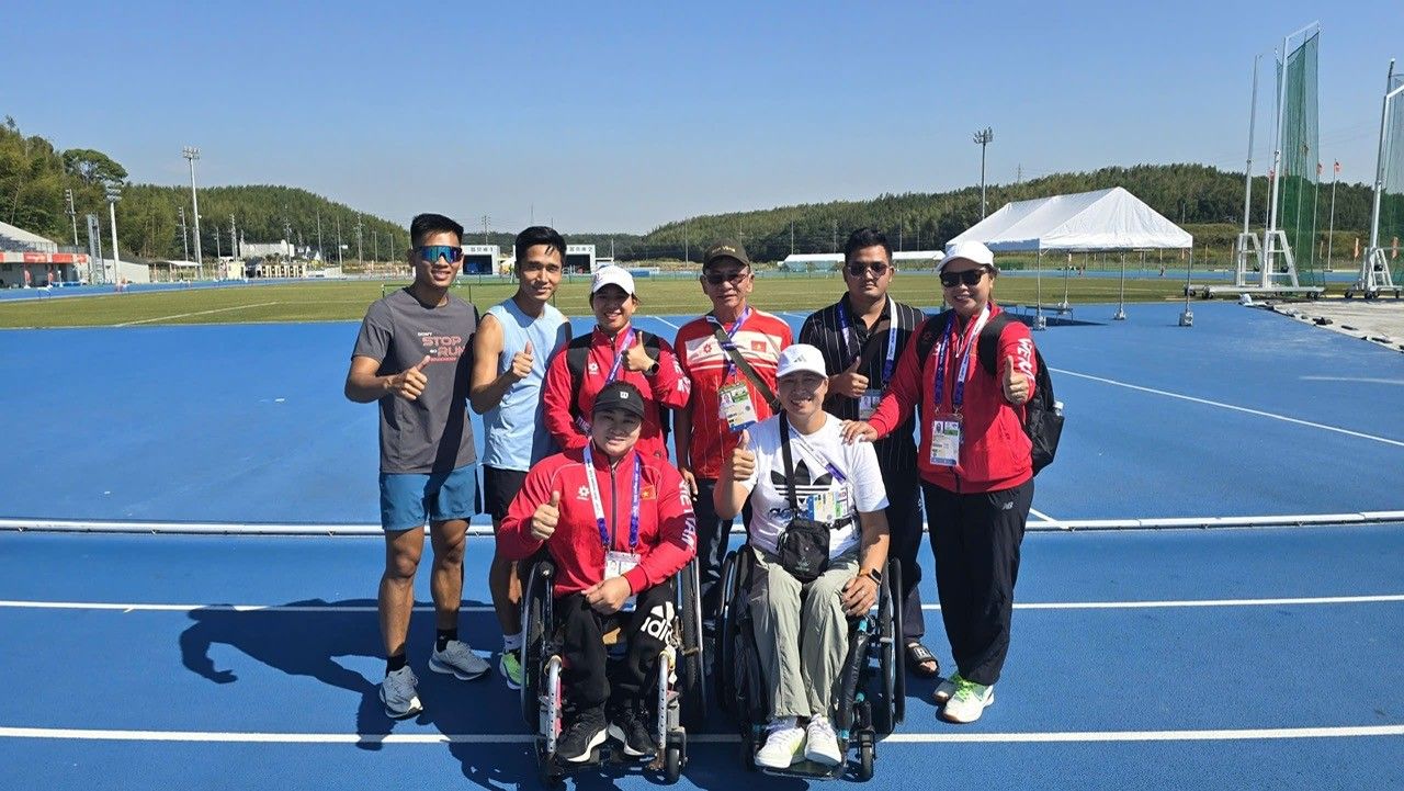 Trước thềm ASIAN Para Games 5: Các vận động viên người khuyết tật Việt Nam bắt đầu tập luyện tại Nhật Bản