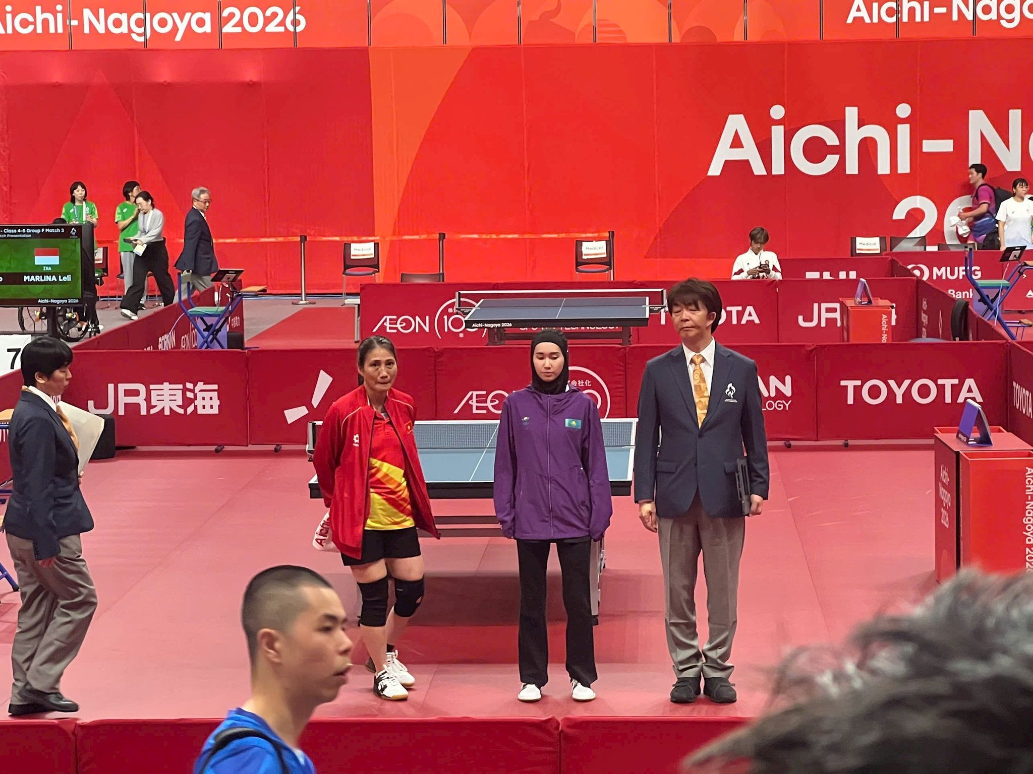 Bóng bàn Người khuyết tật Việt Nam kiên trì tranh tài tại ASIAN Para Games 5